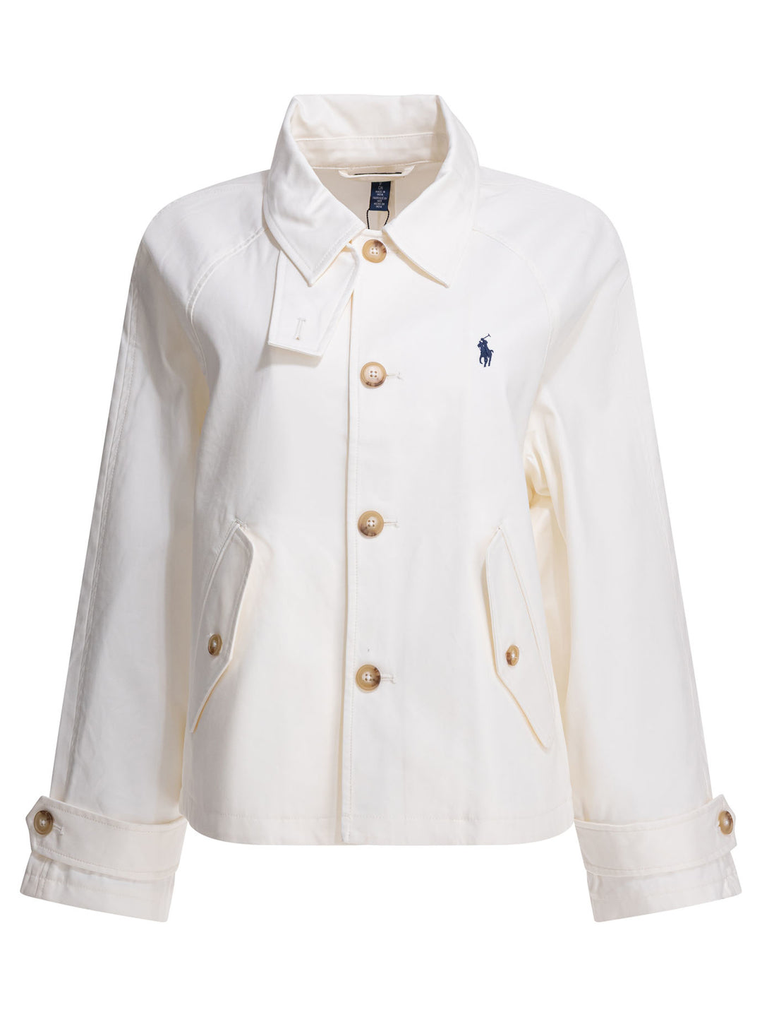 Polo Ralph Lauren Lightweight Jacket With Logo Jackets and Coats - Bianco | d3cf1159a40984083086d4b98ae3cb1db76a2620