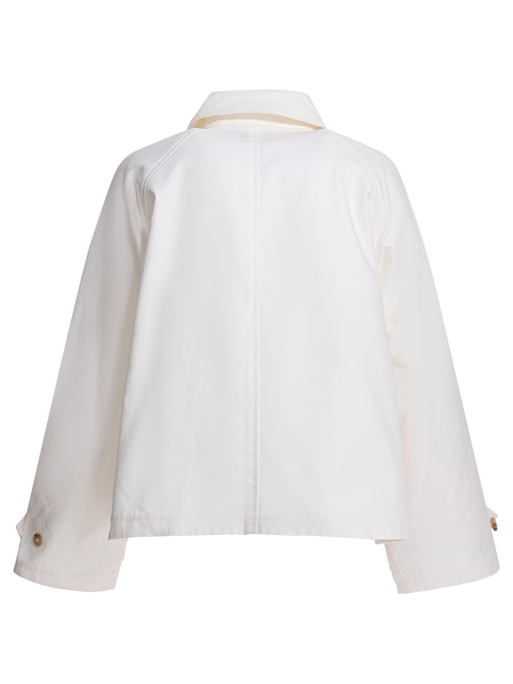 Polo Ralph Lauren Lightweight Jacket With Logo Jackets and Coats - Bianco | ff51b7e4ef682e34ef9215a75742941a24a5d26d