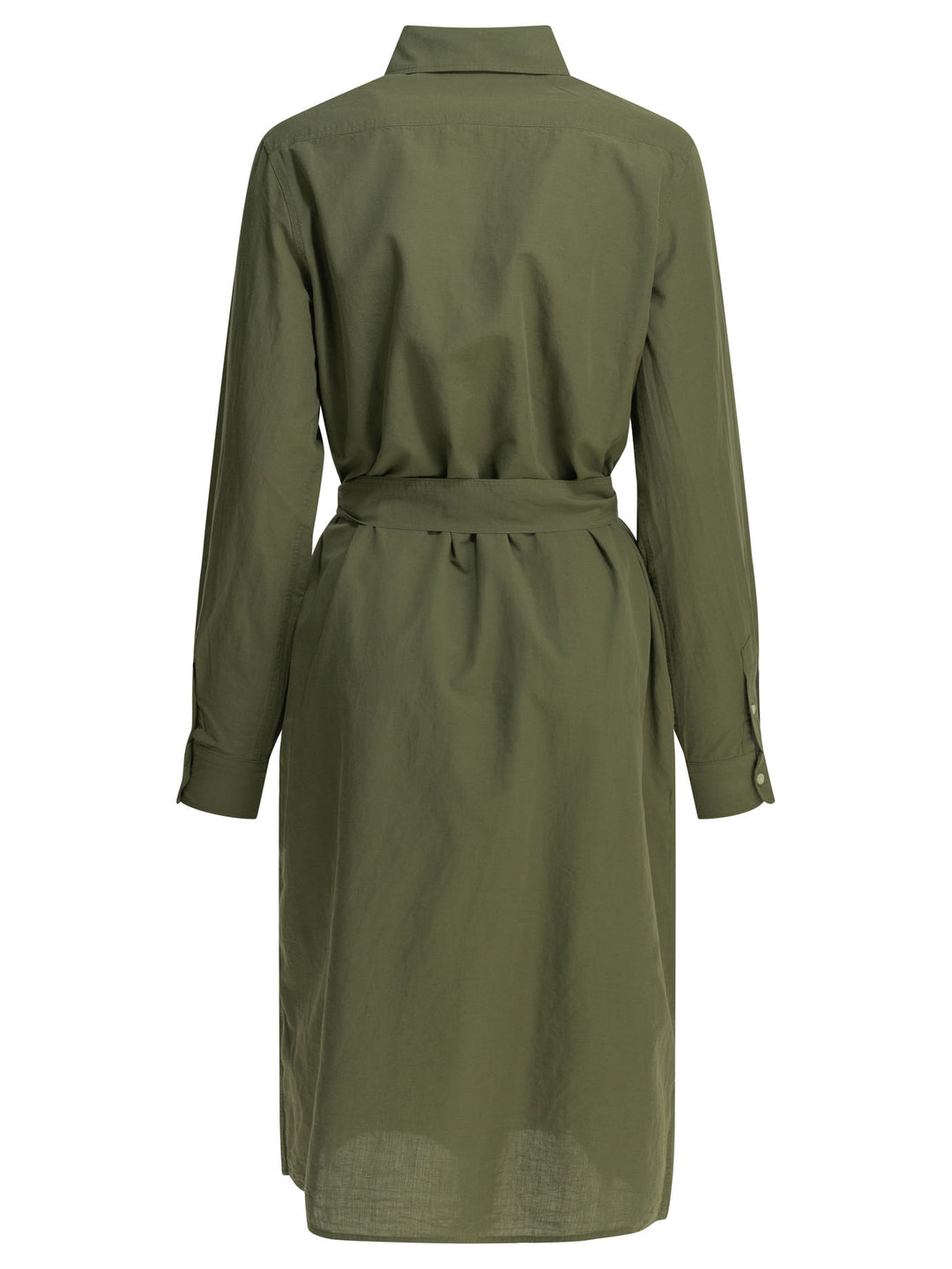 Polo Ralph Lauren Chemisier Midi Dress With Logo Abiti - Verde | 11a11fb103260471a4fae35176acf26919b596bf