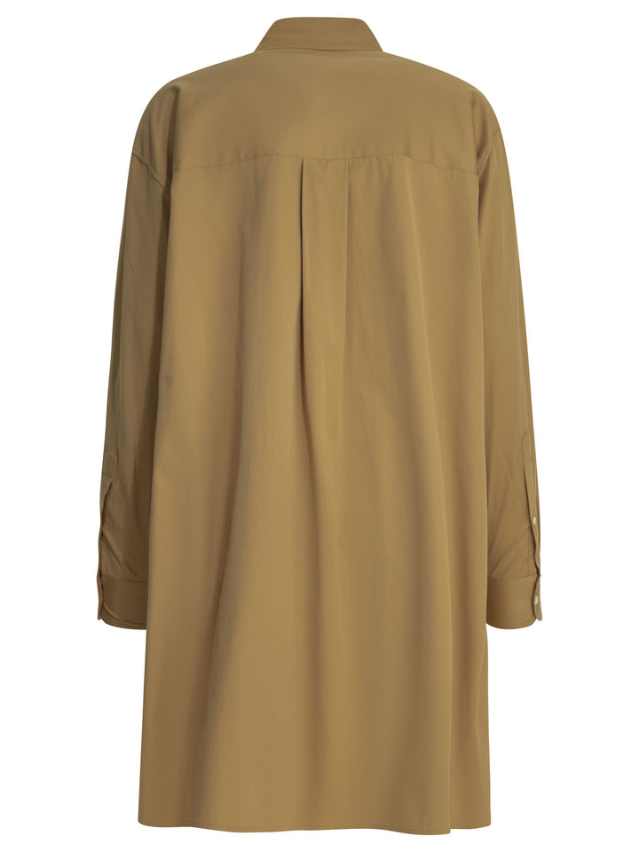 Polo Ralph Lauren Cotton Midi Dress With Logo Abiti - Beige | 9e2af72170bdd82069cf9f9554d3f7071d802405