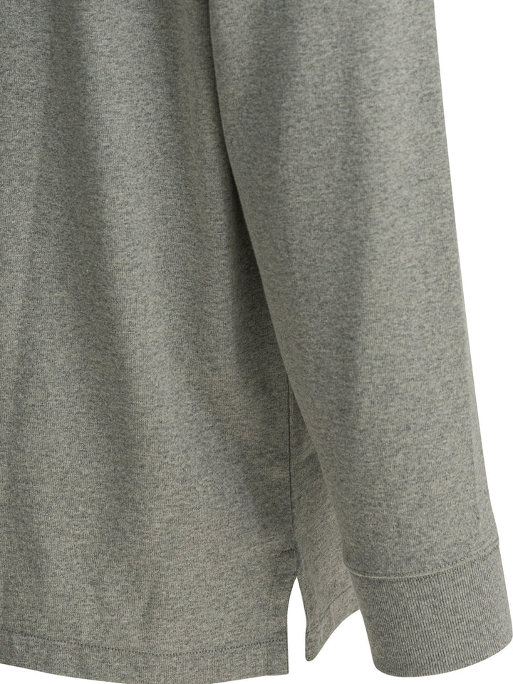 Polo Ralph Lauren Polo Shirt With Buttons And Logo Polo shirts - Grey | d5b403b772353638fc64462d37d500432956975e