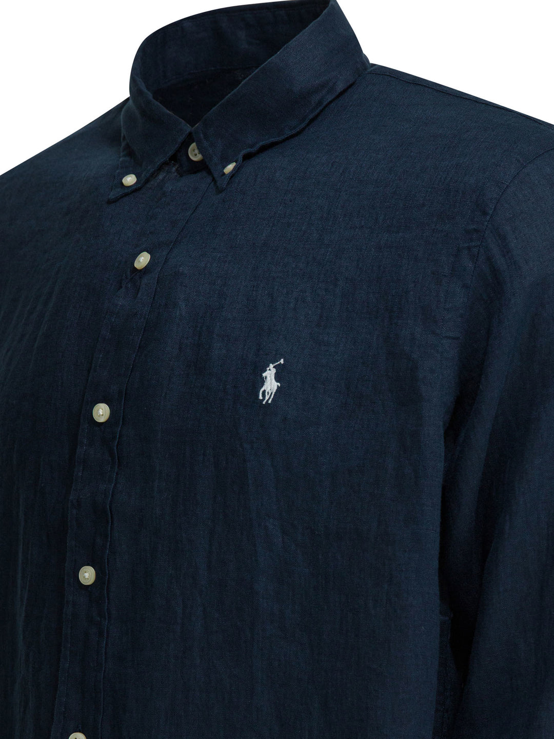Polo Ralph Lauren Custom-Fit Casual Shirt With Logo Shirts - Blu | 60ba629af13df90053dac79c30dde31840ba20b9