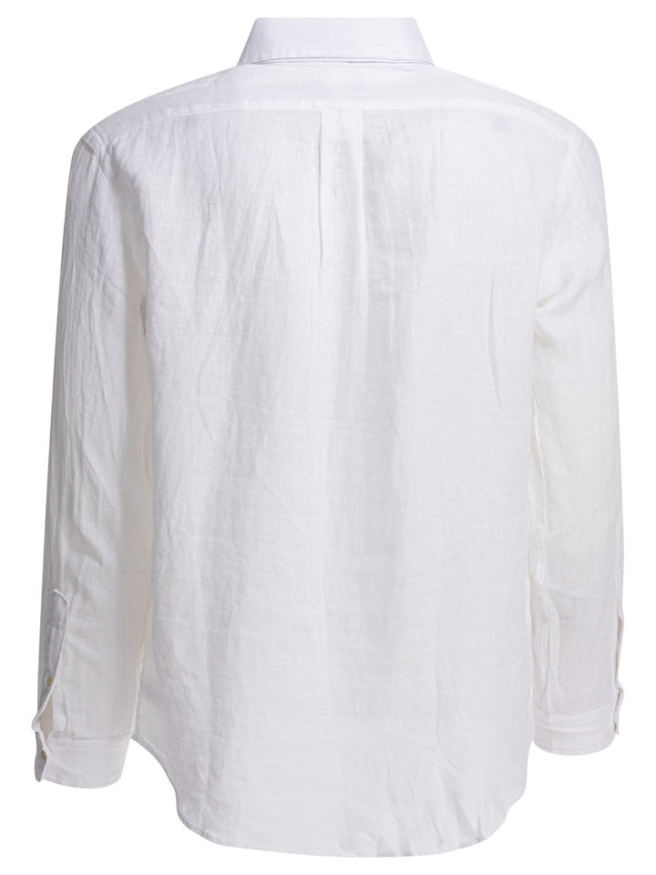 Polo Ralph Lauren Classic-Fit Casual Shirt With Logo Shirts - Bianco | 3d33fe895f14d98114df894a4e0f0d433b9a8696