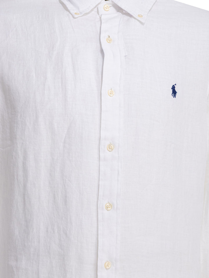 Polo Ralph Lauren Classic-Fit Casual Shirt With Logo Shirts - Bianco | 656c14a9517ad385bf20f097155cac02169c72e4