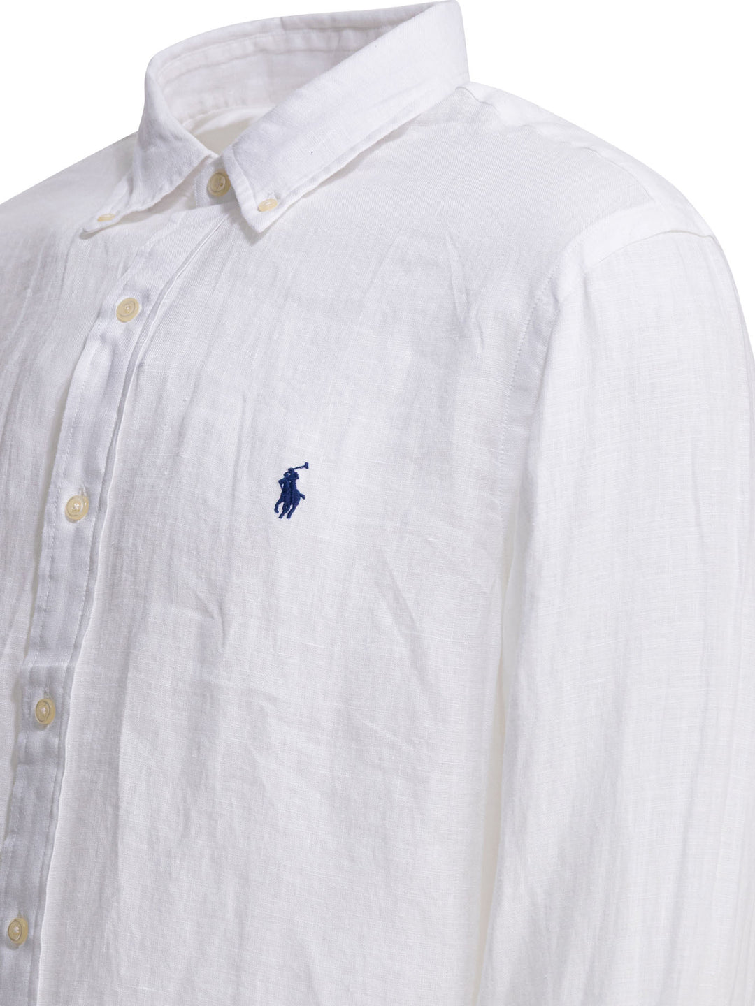 Polo Ralph Lauren Classic-Fit Casual Shirt With Logo Shirts - Bianco | 98ae58cfdc3ba7ebb742ebccc4f9e2e1e6fa33a2