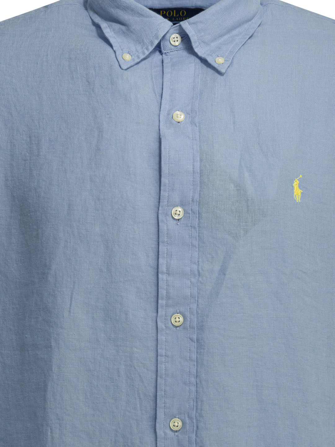 Polo Ralph Lauren Custom-Fit Casual Shirt With Logo Shirts - Blu | 51d9578de5779a667d48bf7414e0f61ceb8d6e15