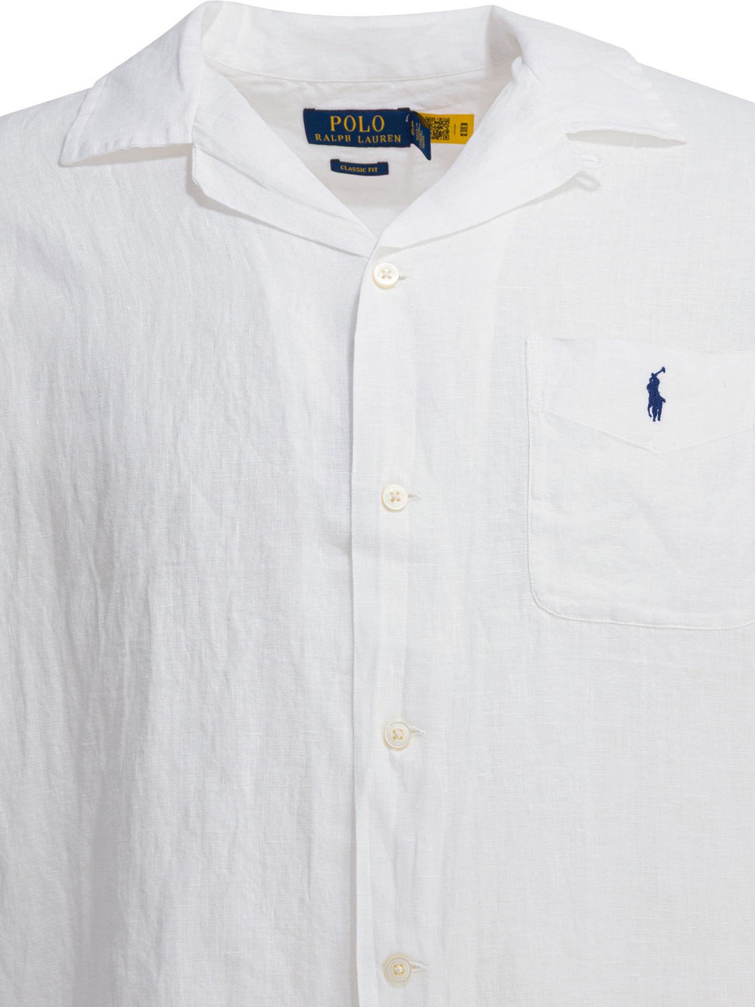 Polo Ralph Lauren Classic-Fit Casual Shirt With Logo Shirts - Bianco | 211e9833aa5dd3d0bdb6b73bb578e1a614f3cfb6