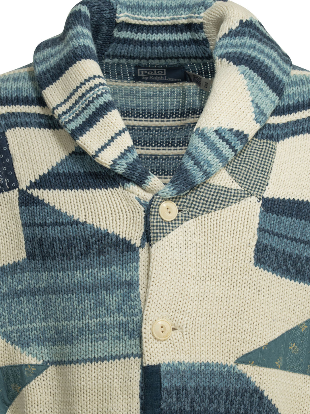 Polo Ralph Lauren Woven Knit Cardigan Knitwear - Blu | a9ce690ca45e18a72da28718c53aeb567ba006fb