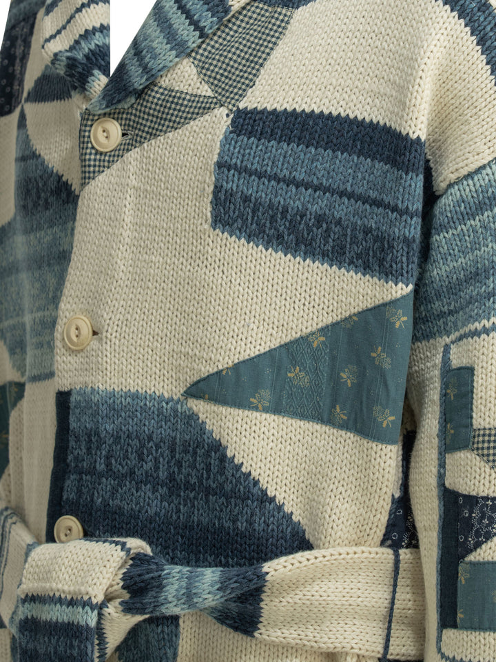 Polo Ralph Lauren Woven Knit Cardigan Knitwear - Blu | 9349b6b44fb6add0c951dbd50e9536a92e1a3eb3