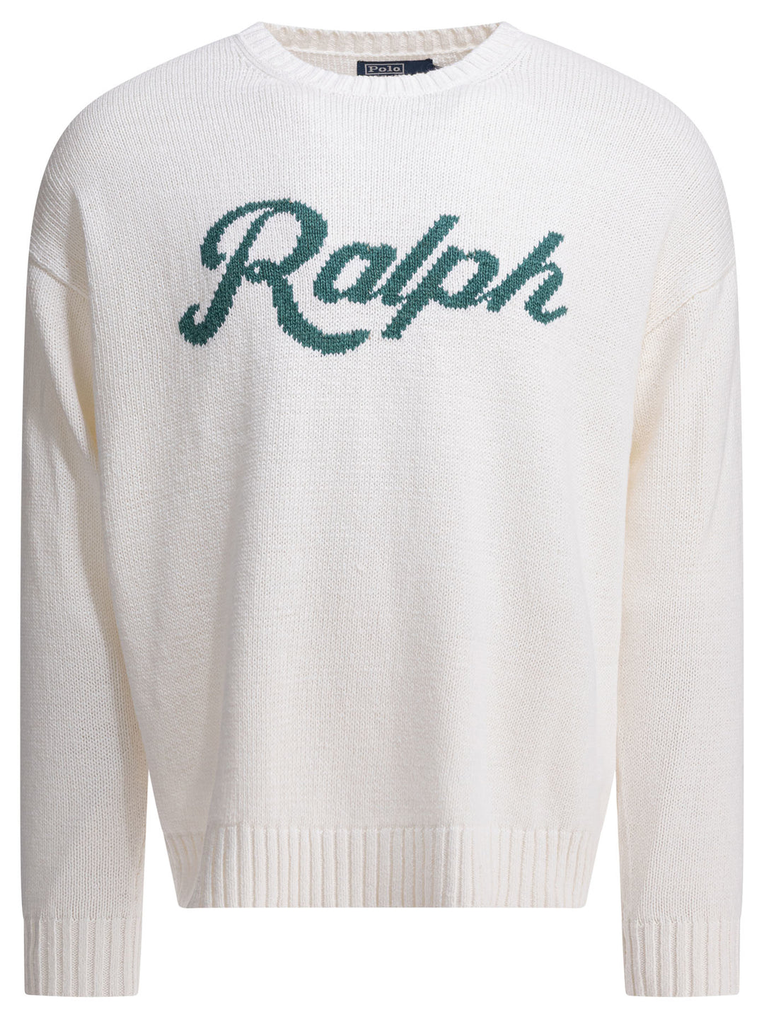 Polo Ralph Lauren Crew-Neck Sweater With Logo Knitwear - Bianco | 00a3a1d93e63e052a91f2dc4948000305520c4cb