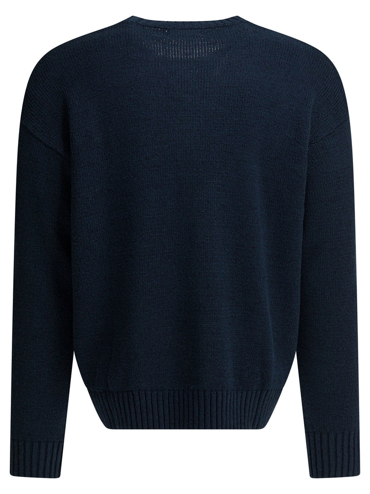 Polo Ralph Lauren Crew-Neck Sweater With Logo Knitwear - Blu | d95719c5a7efd2087ef3eaccadbff96ad1c57bac