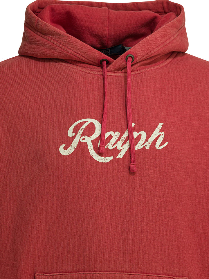 Polo Ralph Lauren Hoodie With Logo Sweatshirts - Rosso | 2340355a29d71f9ddd078a8b085af7cbc2447b6d