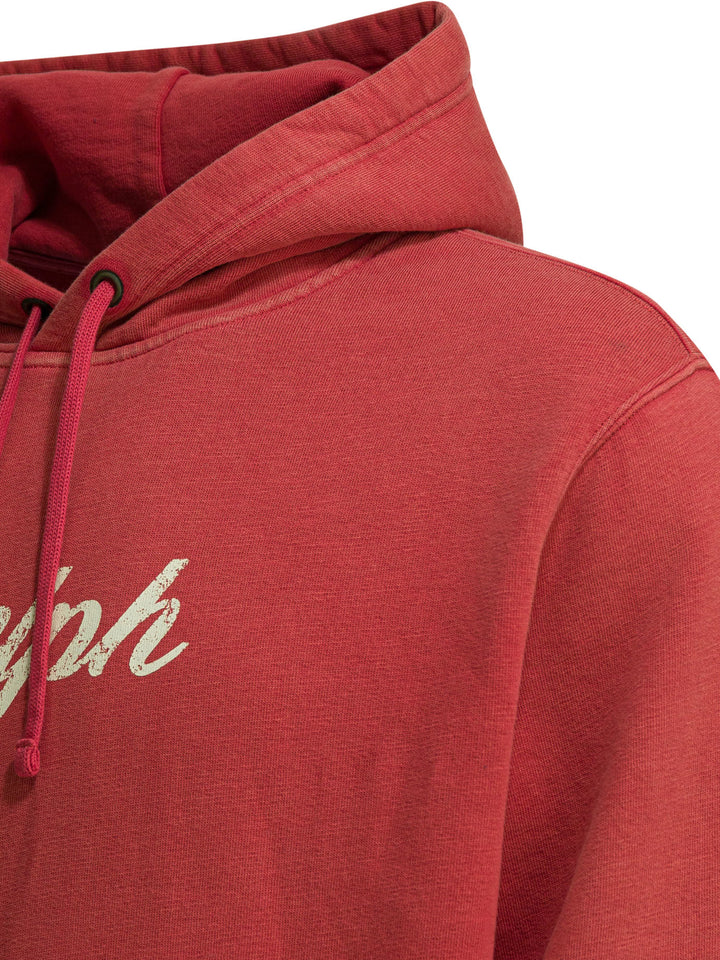Polo Ralph Lauren Hoodie With Logo Sweatshirts - Rosso | bf855785d72fca9a0cb0d0e70a01371654fb0137