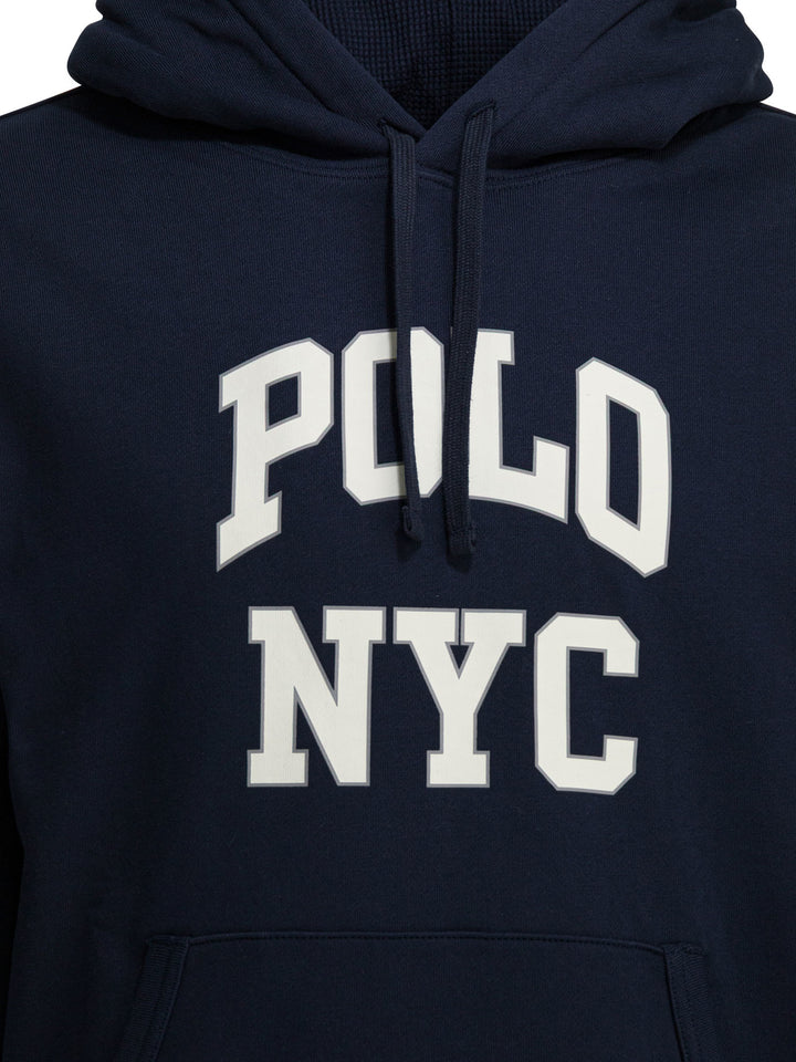 Polo Ralph Lauren Hoodie With Logo Sweatshirts - Blu | 3400cc6f83673121245eae19731e0a68da9d525d