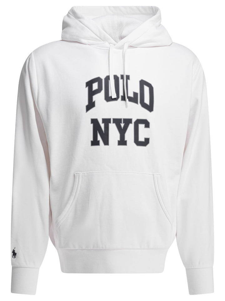 Polo Ralph Lauren Hoodie With Logo Sweatshirts - Bianco | 8aadc0b59684dd55c5f5cd64ae7fb4264c7f29bb