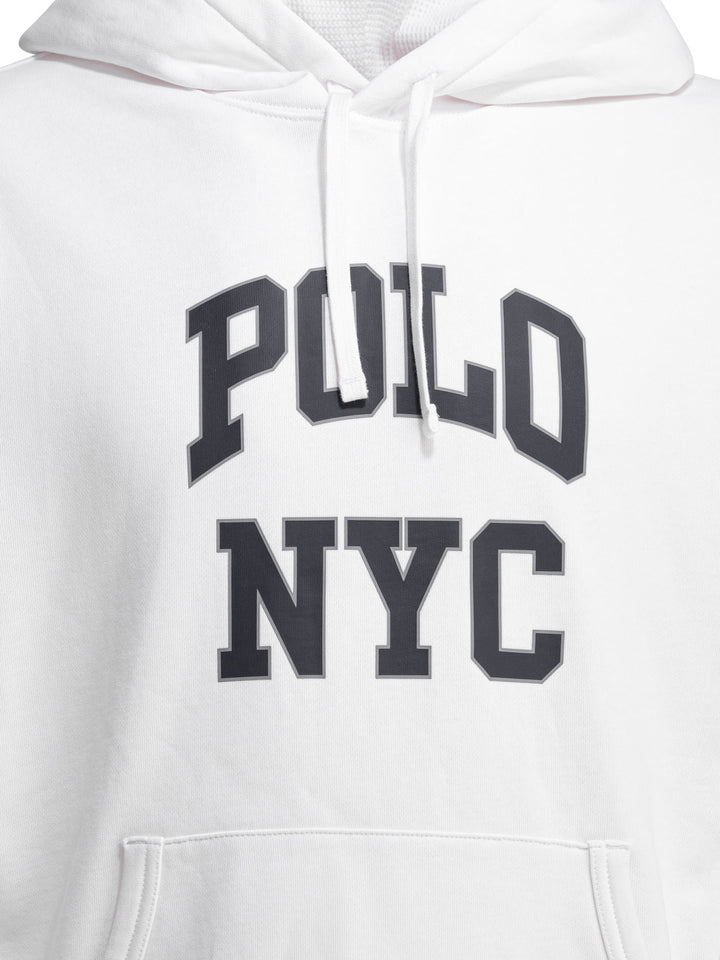 Polo Ralph Lauren Hoodie With Logo Sweatshirts - Bianco | 08b954a06583b40208b1f9b7cdbab43238b9078b