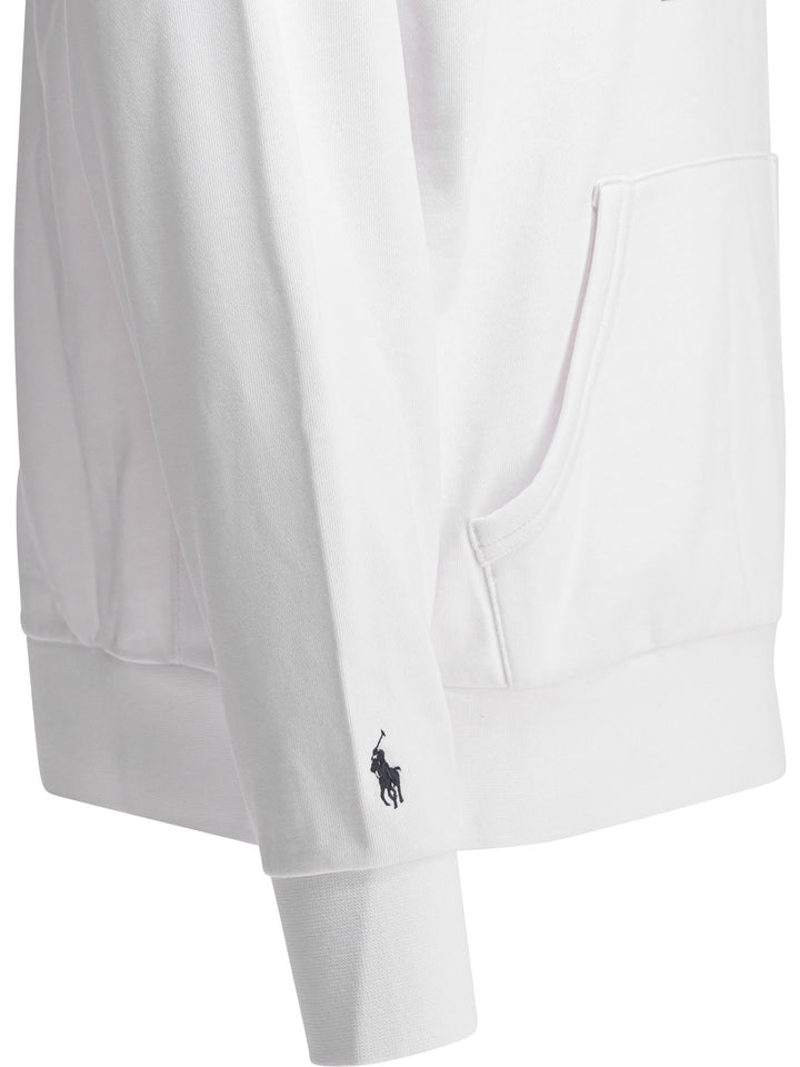 Polo Ralph Lauren Hoodie With Logo Sweatshirts - Bianco | aa87669fcedc2d89f87bbd64c38b011e5407d8c9