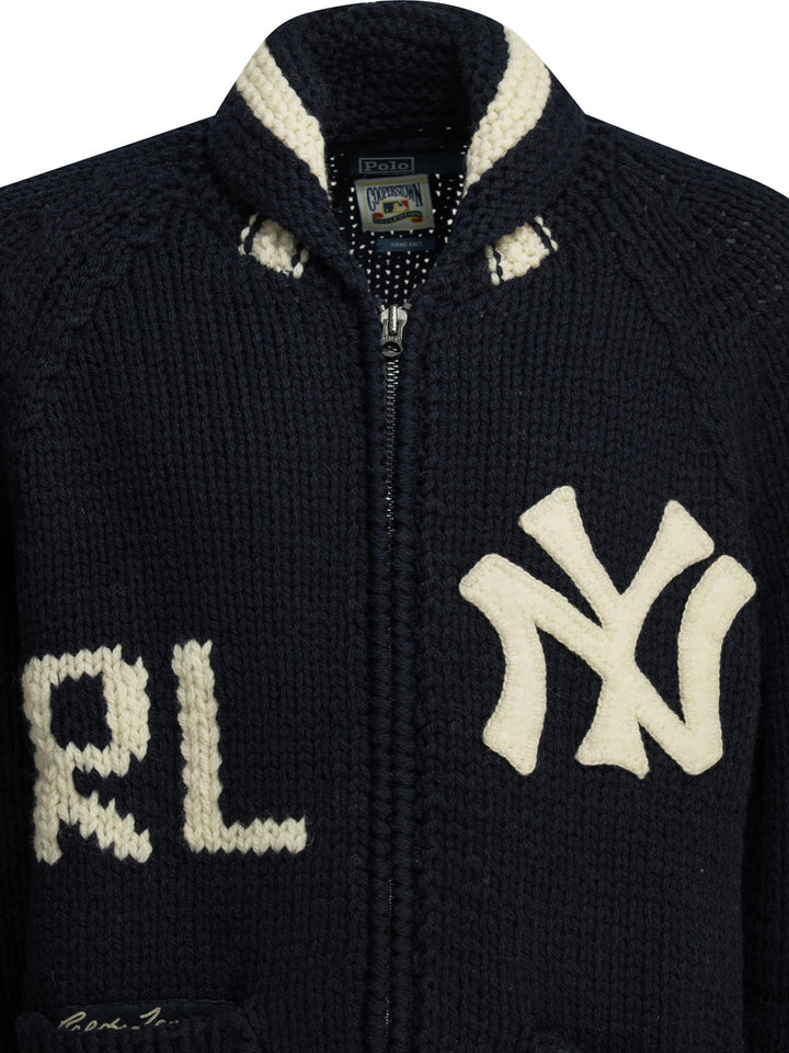 Polo Ralph Lauren Polo Ralph Lauren X New Yokr Yankees Knitwear - Blu | 4a5d867884964a85a7ccb0b5137774d3dc104472