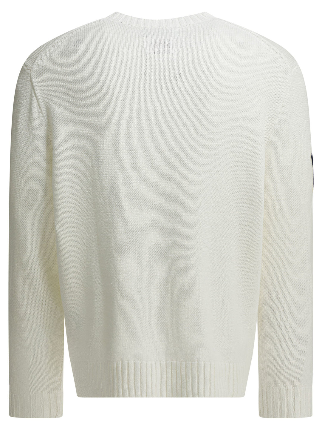 Polo Ralph Lauren Knitted Crew Neck Sweater Knitwear - Bianco | 744dc181ea50a0d02384f797cc30721f151300bb