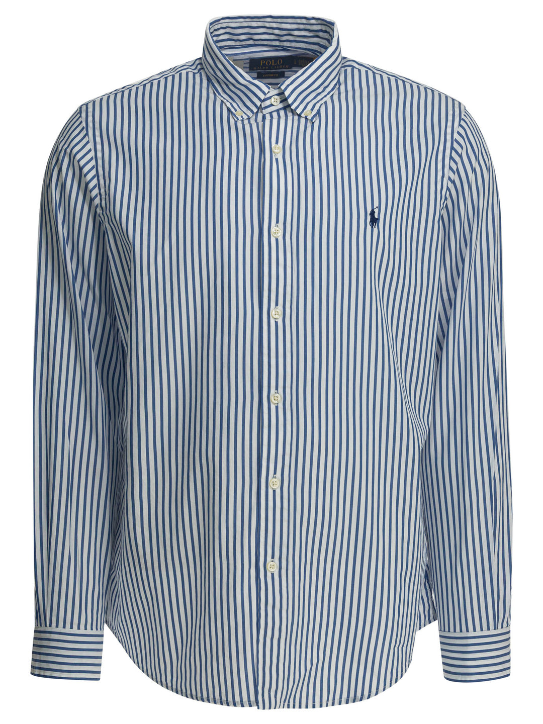 Polo Ralph Lauren Custom-Fit Casual Shirt With Logo Shirts - Bianco | 7afe52c7faab6dd8da1506e692bd32dfb8fdbb00