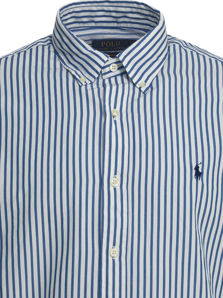 Polo Ralph Lauren Custom-Fit Casual Shirt With Logo Shirts - Bianco | 2ff91c53a1b4630c8f94691ebafc117461a065a7