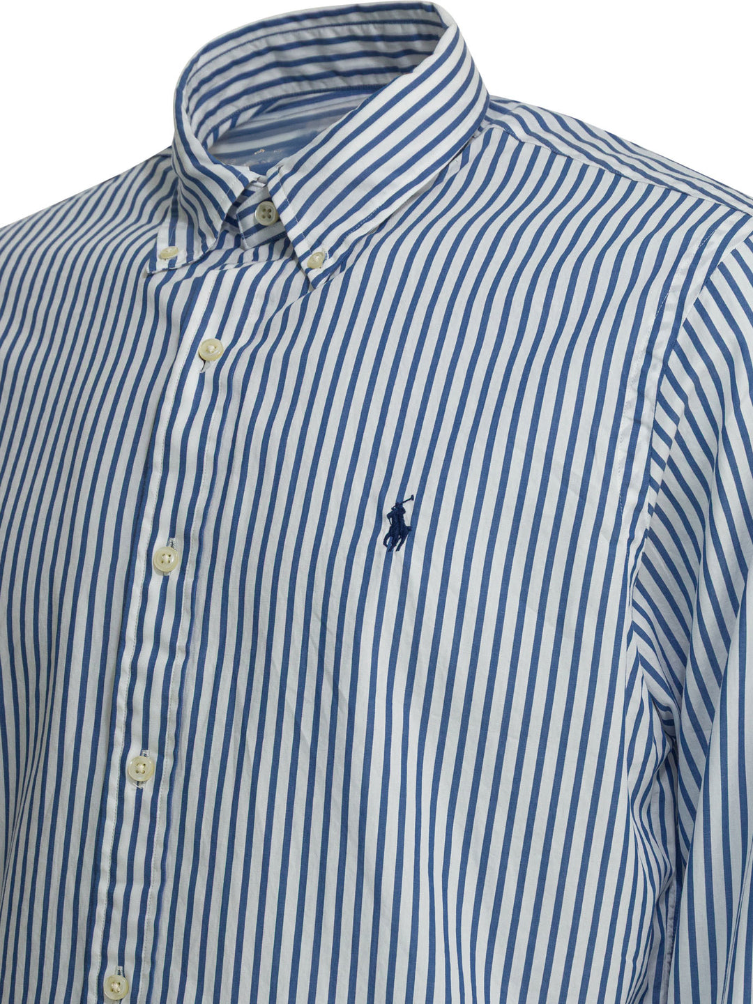 Polo Ralph Lauren Custom-Fit Casual Shirt With Logo Shirts - Bianco | 464c8c9e3b8fd79f5490491a3943fc407deed941