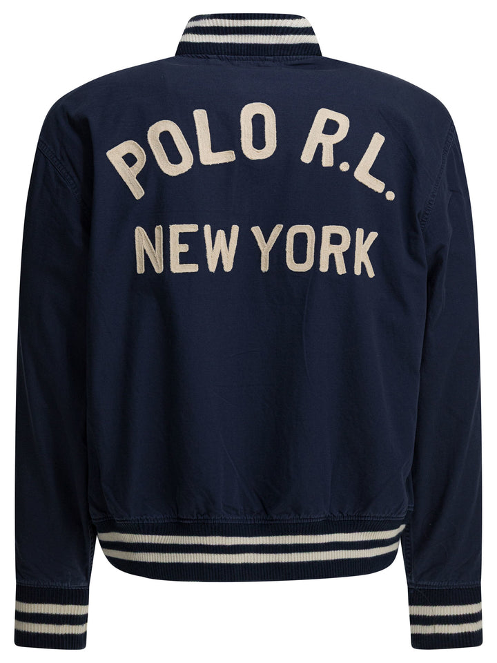 Polo Ralph Lauren Bomber Jacket With Logo Jackets and Coats - Blu | 0117e047b5b7b1980b0a8b3ecb8594ec45096ac6