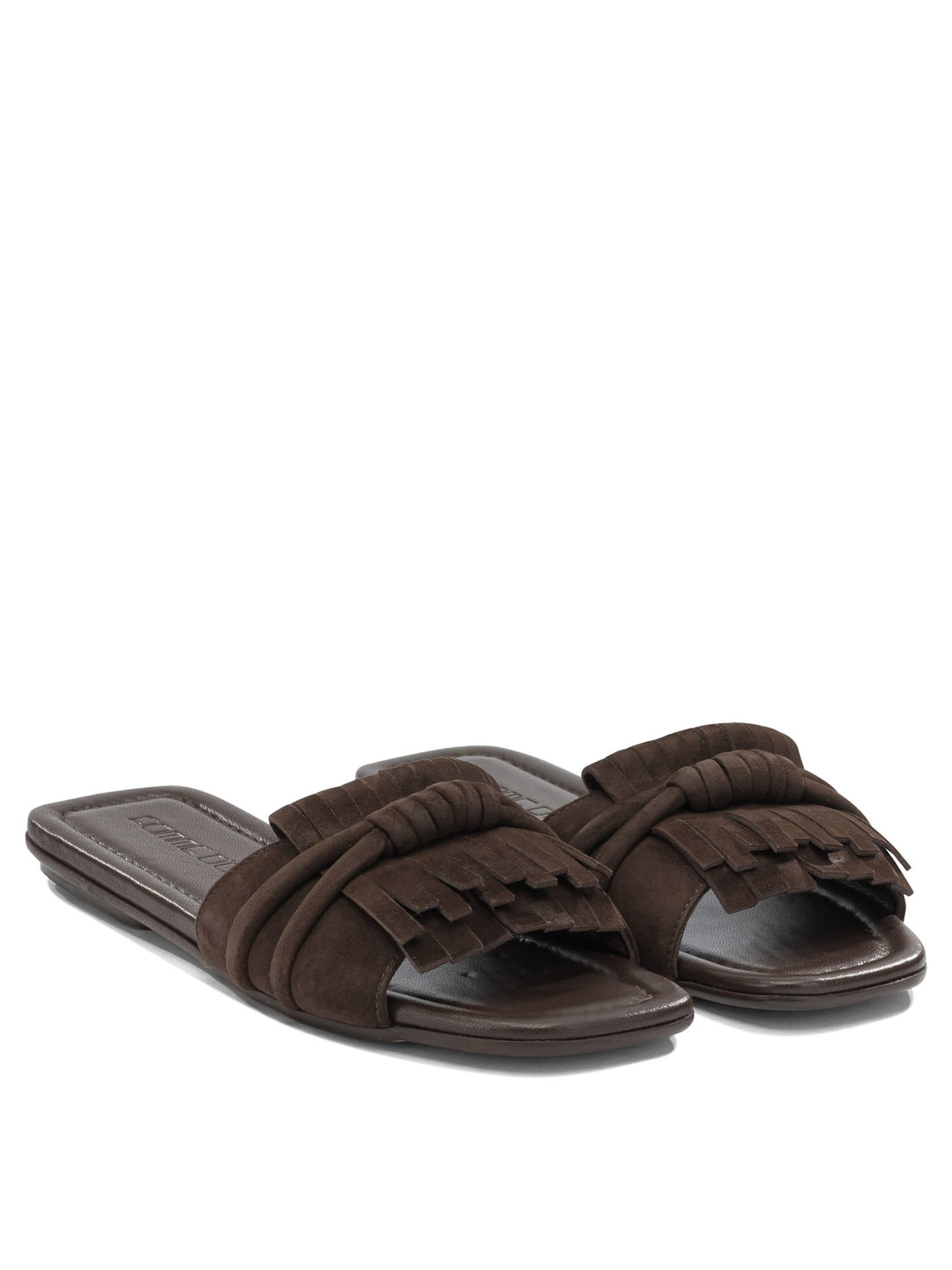 Pomme D'Or Slide In Pelle Scamosciata Sandali - Marrone | 8ffb74565efb8670a330912ea1e497c5b812f673