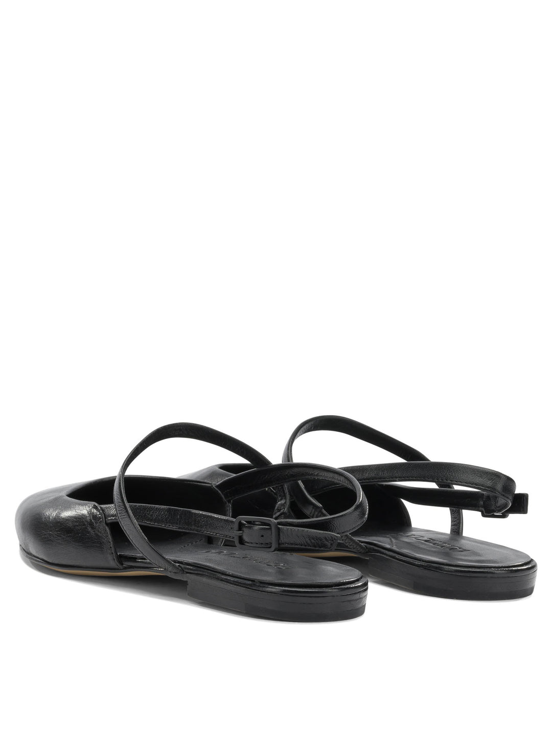Pomme D'Or Ballerine Slingback In Pelle Ballerinas - Nero | 3a2cae5249cac86bd03a39b6b31754cdf795f57b