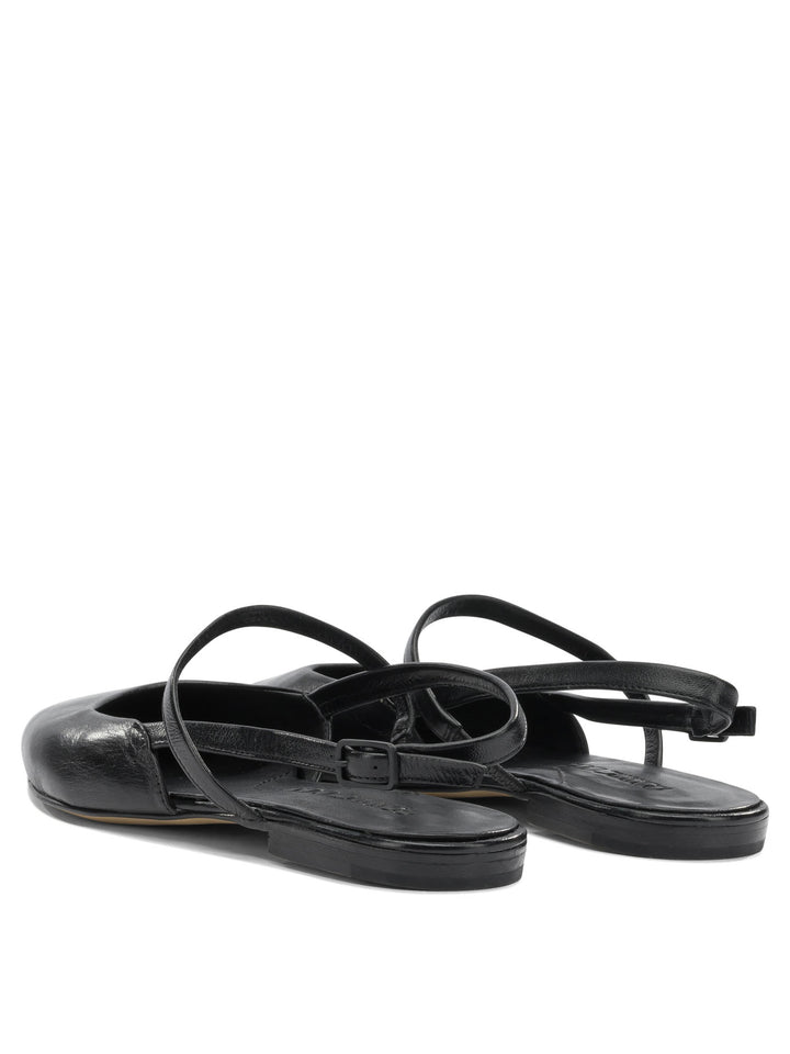 Pomme D'Or Ballerine Slingback In Pelle Ballerinas - Nero | 3a2cae5249cac86bd03a39b6b31754cdf795f57b