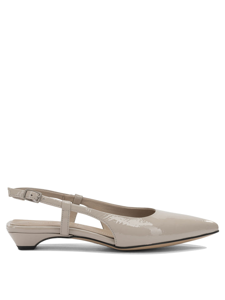 Pomme D'Or Slingback In Pelle Heeled shoes - Beige | 20ea89513eea47f7bc64959aba8ae2060b11bc27