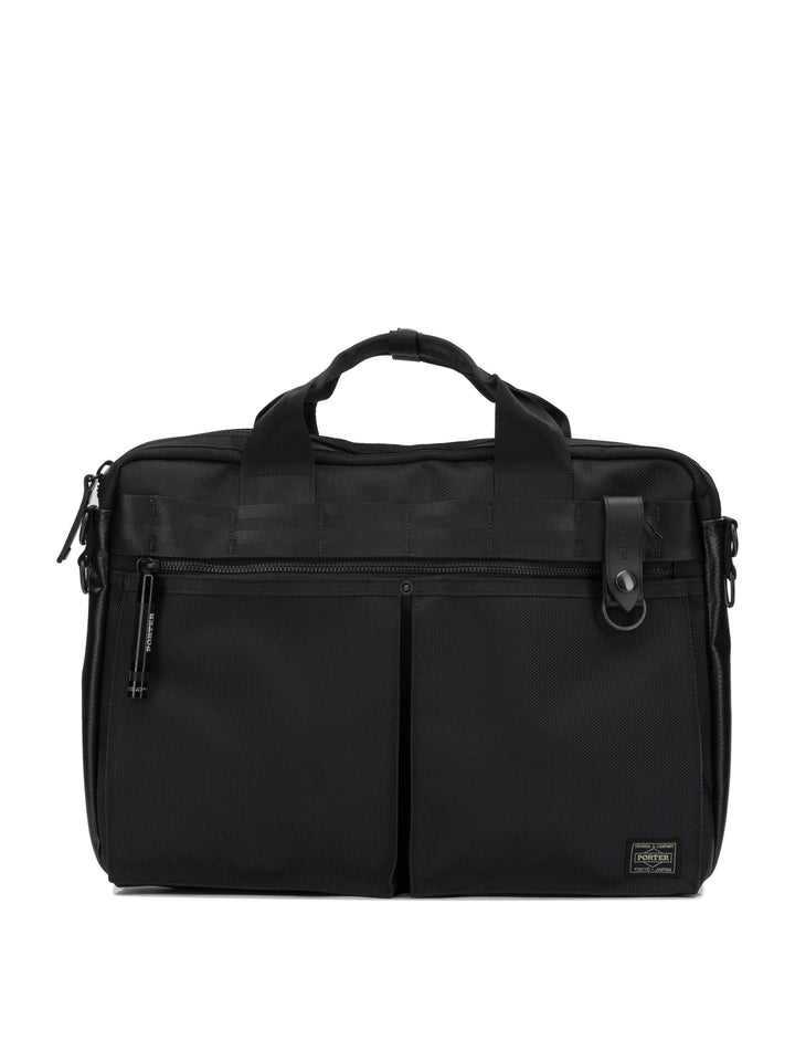 Porter-Yoshida & Co Heat 2way Handbags - Nero | d434785e30e0dc3db041e6a638be81131378c976