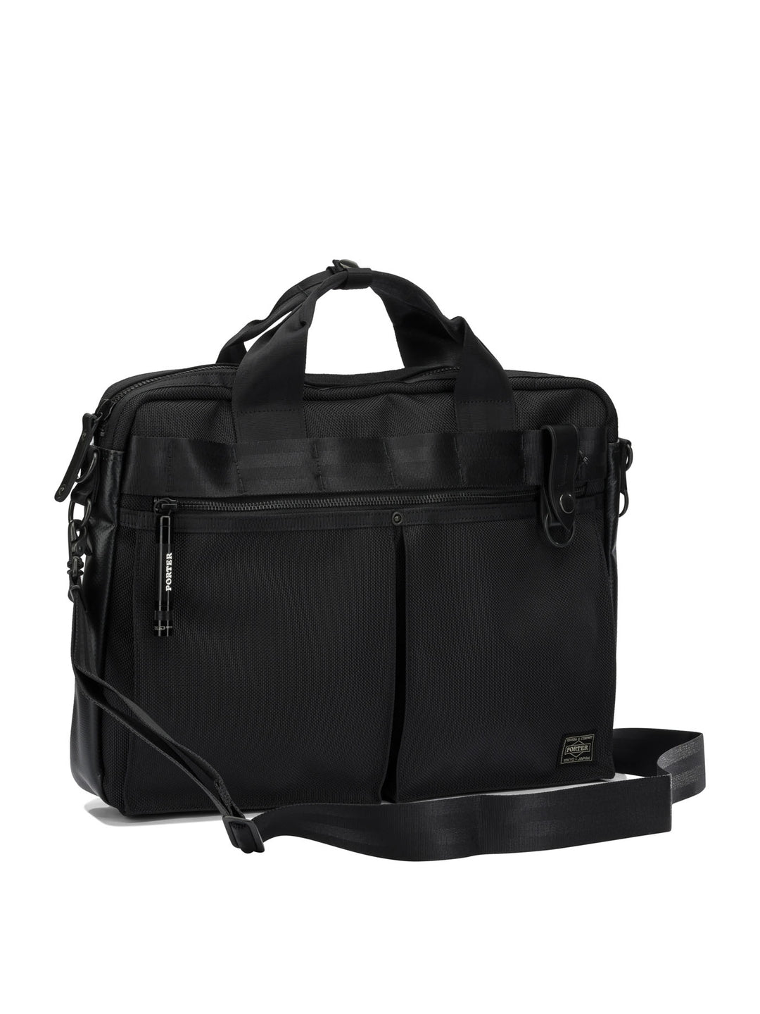 Porter-Yoshida & Co Heat 2way Handbags - Nero | d7b258ee922e0f1fc1e1d92c383052bf261e50f3