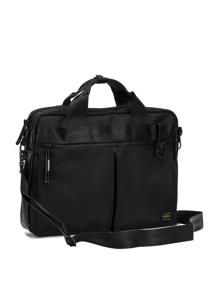Porter-Yoshida & Co Heat 2way Handbags - Nero | d7b258ee922e0f1fc1e1d92c383052bf261e50f3