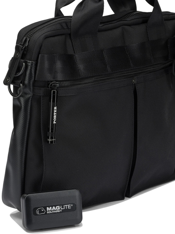 Porter-Yoshida & Co Heat 2way Handbags - Nero | a461e18bd5a941e127d8c21cee3de15e6a3a9811