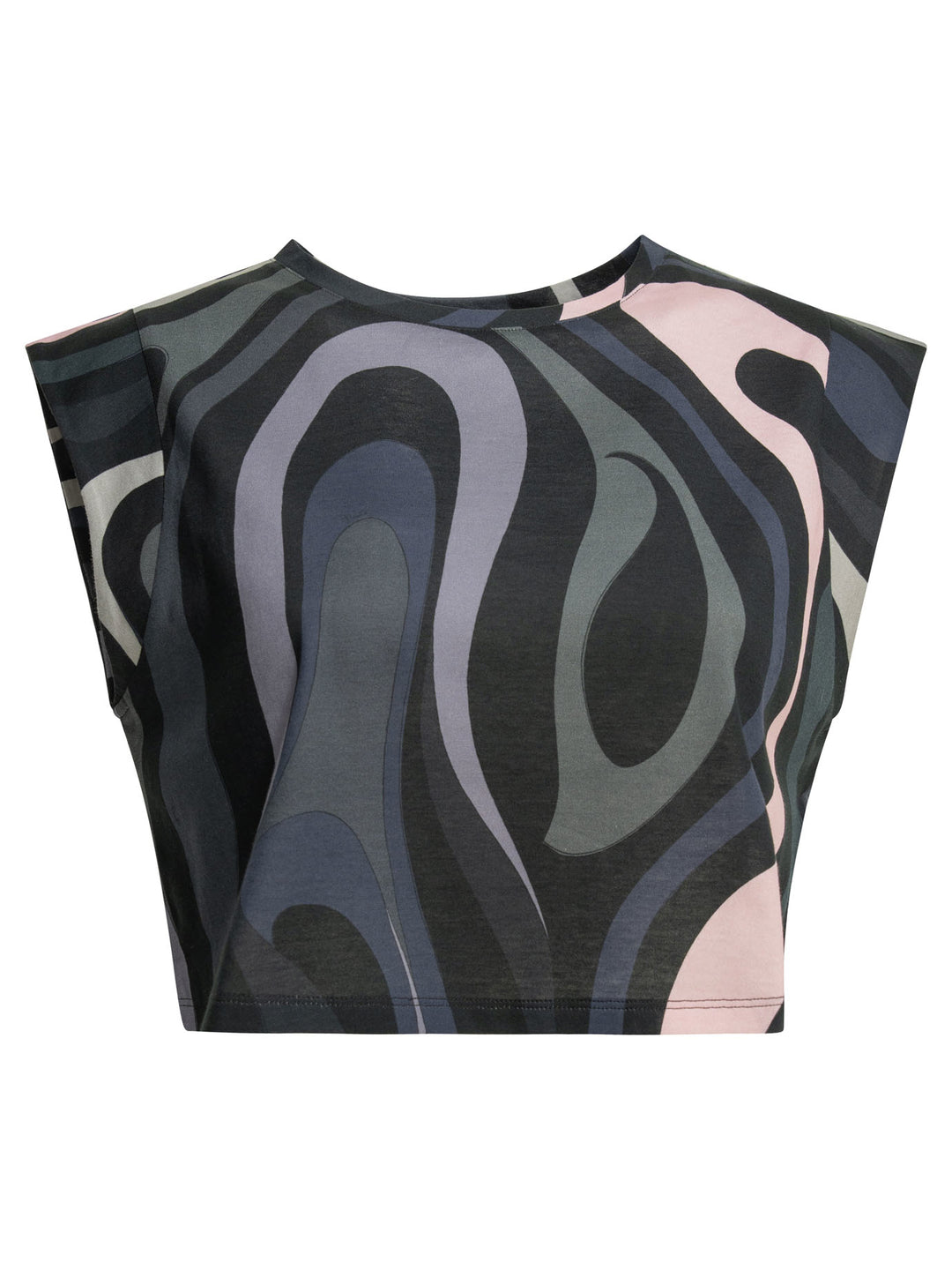 Pucci Marmo Top - Nero | f0fb8c1848e7d34bc6a376d5caa8ea2f1801ad76