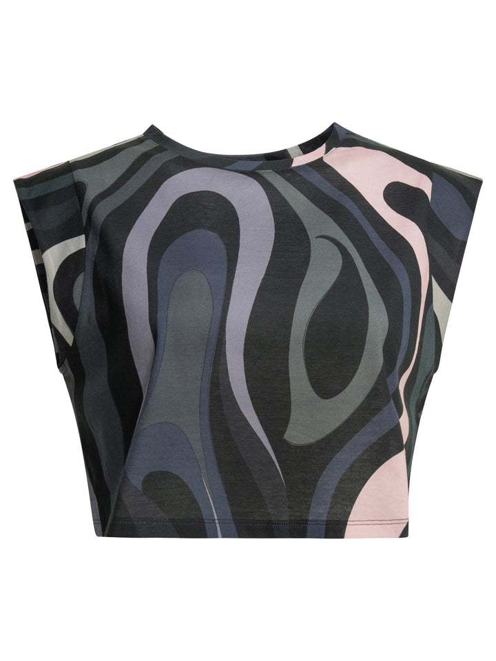 Pucci Marmo Top - Nero | f0fb8c1848e7d34bc6a376d5caa8ea2f1801ad76