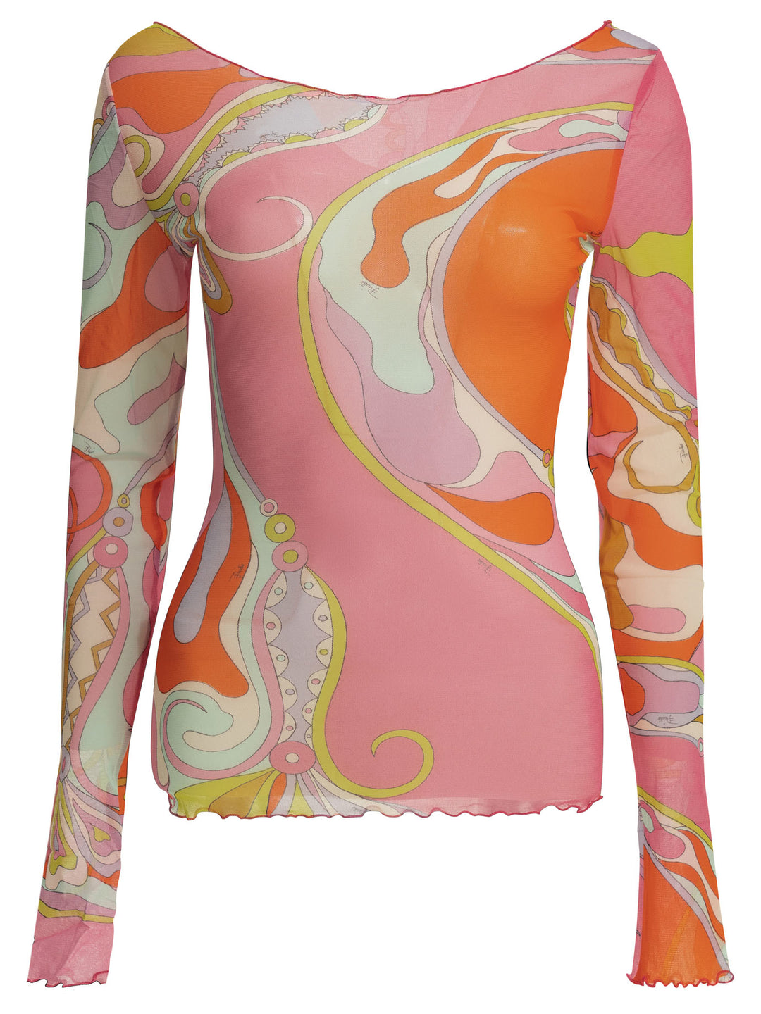 Pucci Orchidee Top - Multicolor | 01066c944b426f874f630ecb0f00da02c692731d