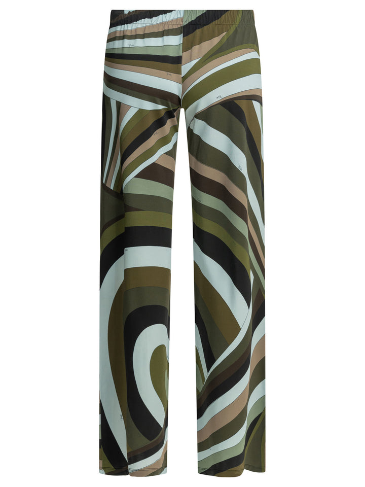 Pucci Iride Trousers - Verde | 6e21e52c9ca0959c11713ca9720f597aafcc0241