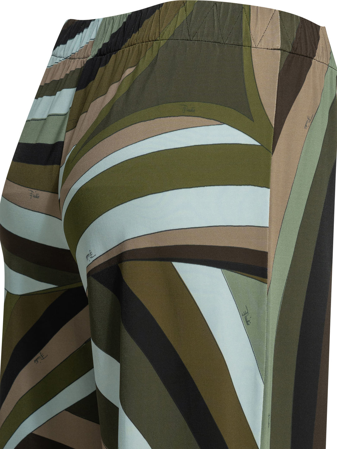 Pucci Iride Trousers - Verde | 14585b8f30b1ea4106e25751ed7f7928c166e99b