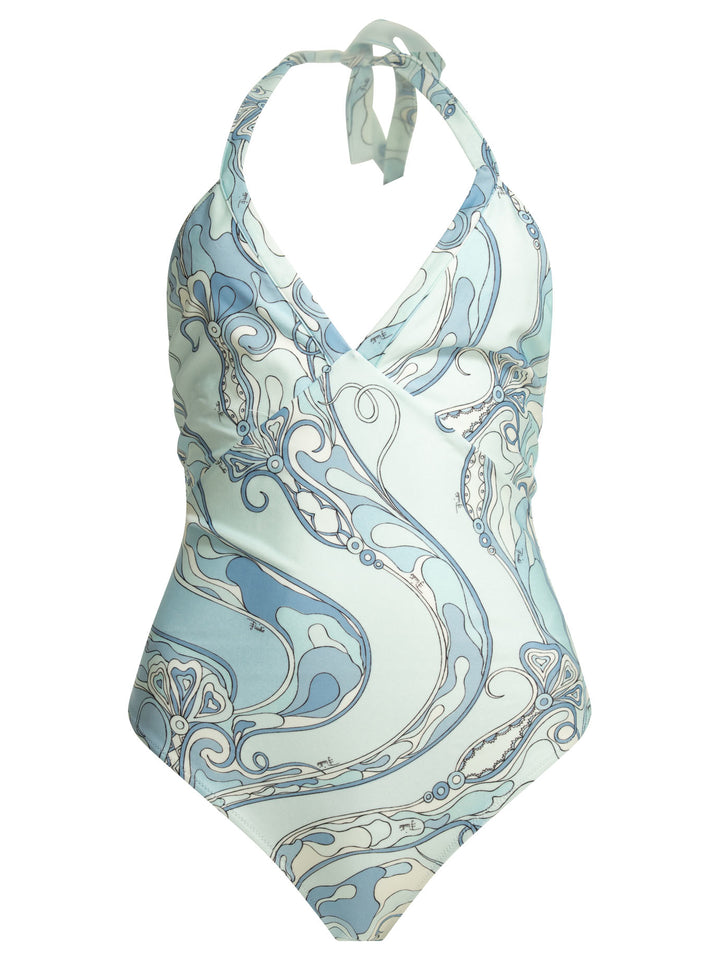 Pucci Orchidee Swimwear - Light blue | 9c3ab4b7ff9e76ed6d1bce63bbccfacee4e9f1aa