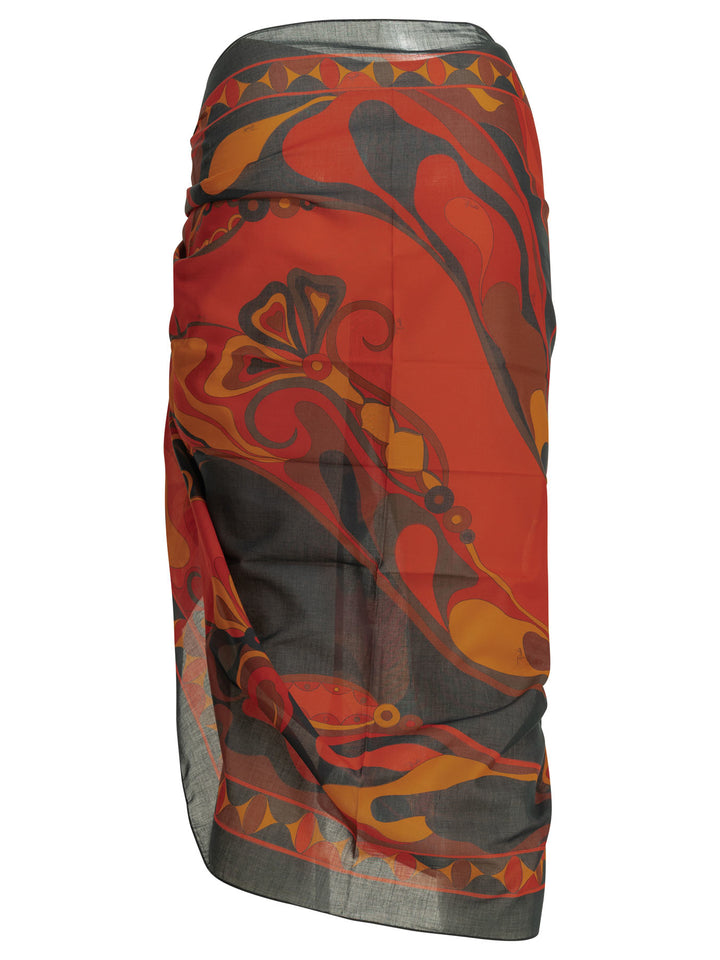 Pucci Orchidee Swimwear - Rosso | c629cb3b7cf774c72026c6dbd8086dcabf280240