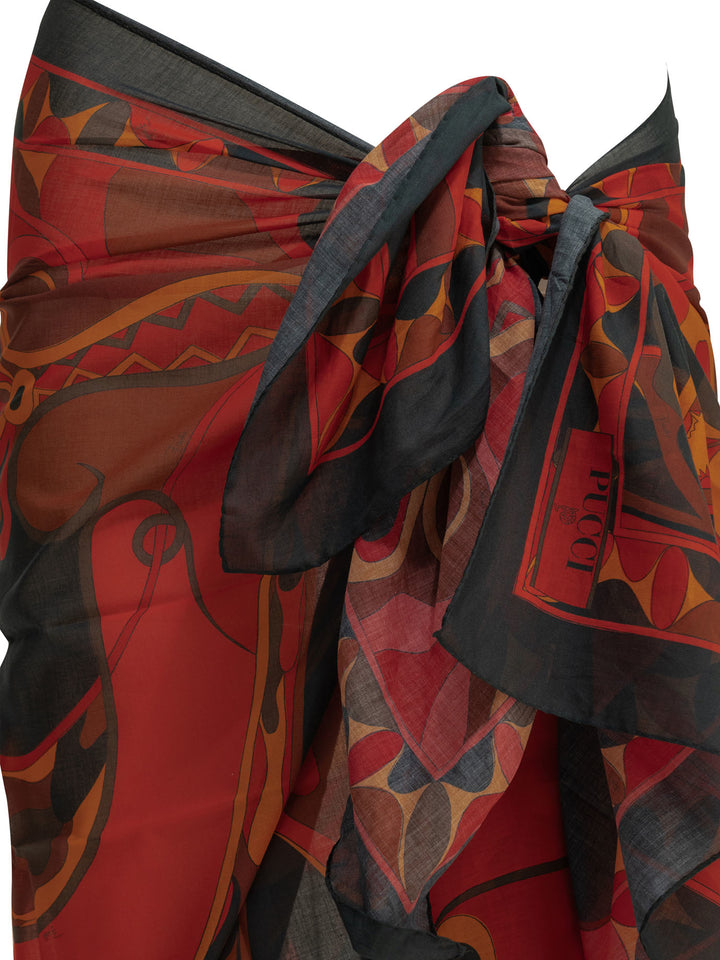 Pucci Orchidee Swimwear - Rosso | 5ec5953a8ef9e9705723b61dce60cc44ddbf944c