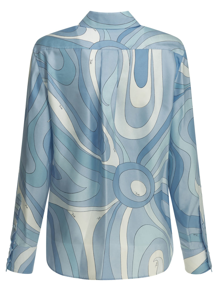 Pucci Marmo Shirts - Light blue | 150fa38981ca70a759e6f4bb87fdd1ad7f9ce2a1