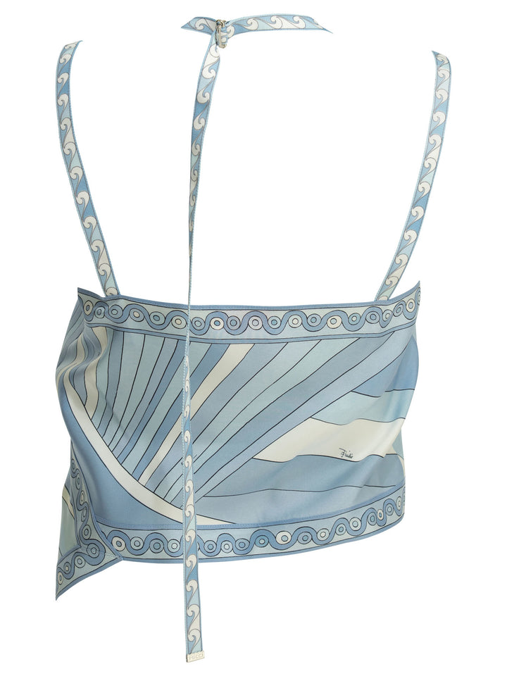 Pucci Iride Top - Light blue | d8f08664d2e30cdfd49773316972818b99bd63bc