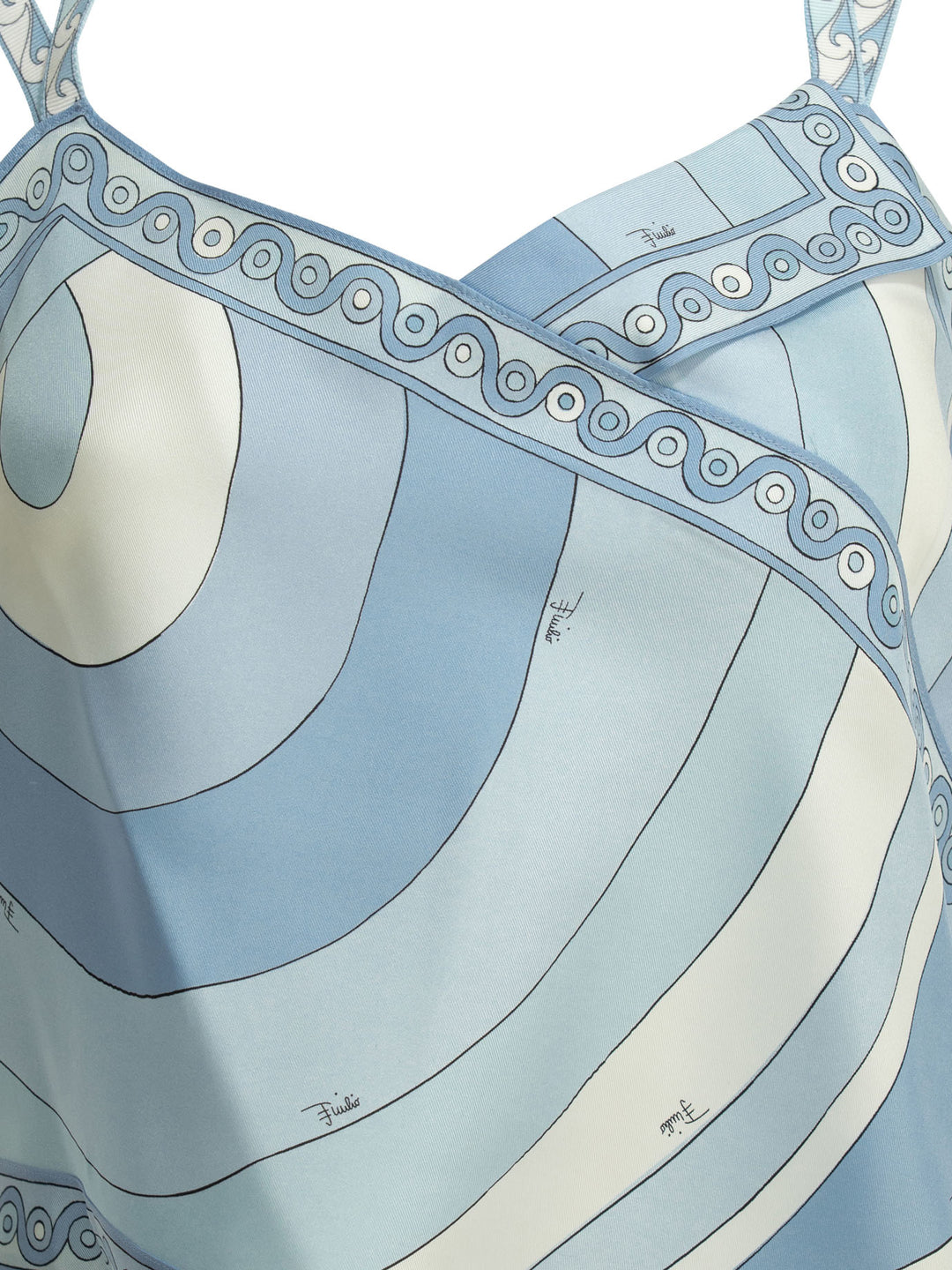 Pucci Iride Top - Light blue | b020a47e46ef42305d5ebcab8ba243da7acf5fa8