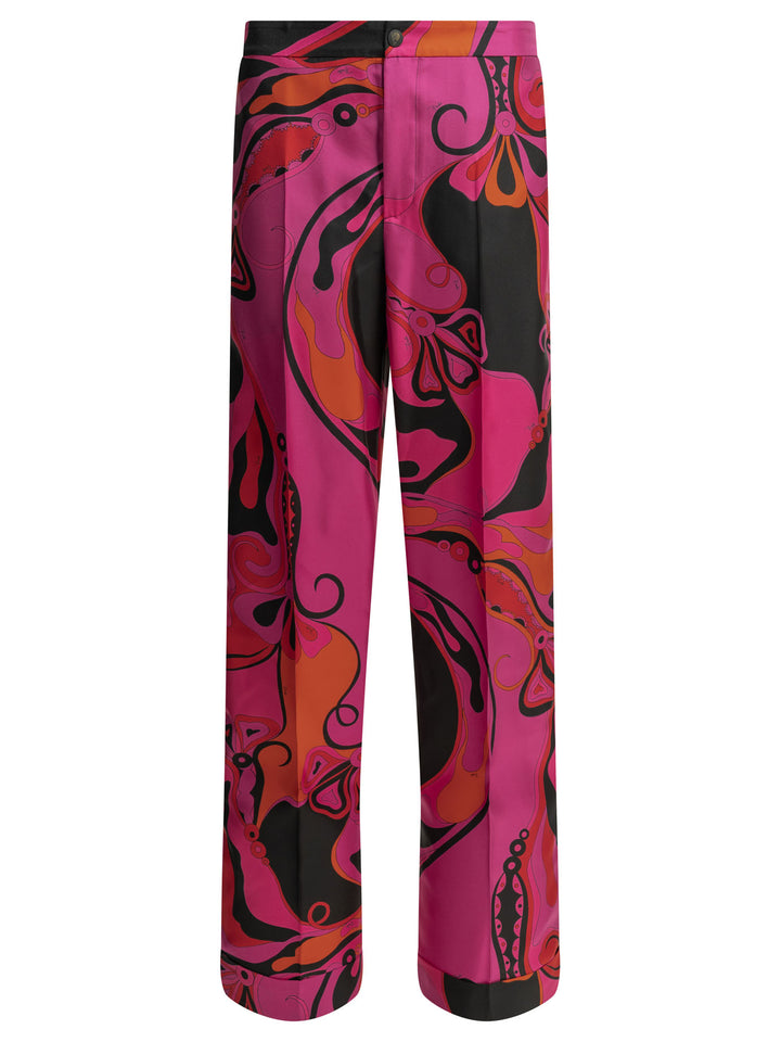 Pucci Orchidee Trousers - Fucsia | cfb47cd019959190dc1ccdb843272b8b6722dad5