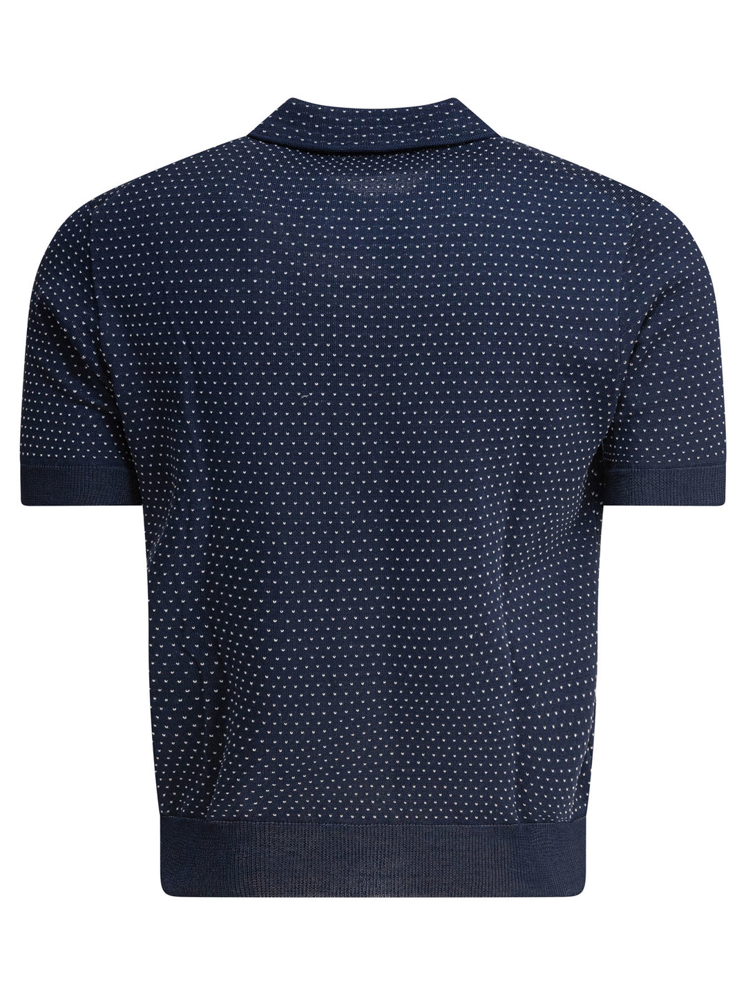 Rakkì Textured Knit Polo Shirt Buttons Polo shirts - Blu | 3cdd0b02062fccffbf5568d47d560c864c210f12