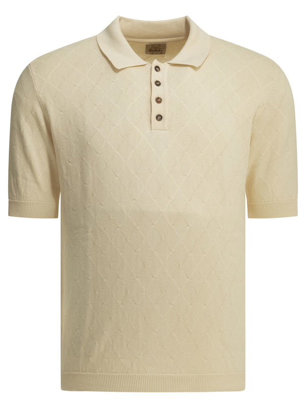 Preppy Polo Shirts Beige