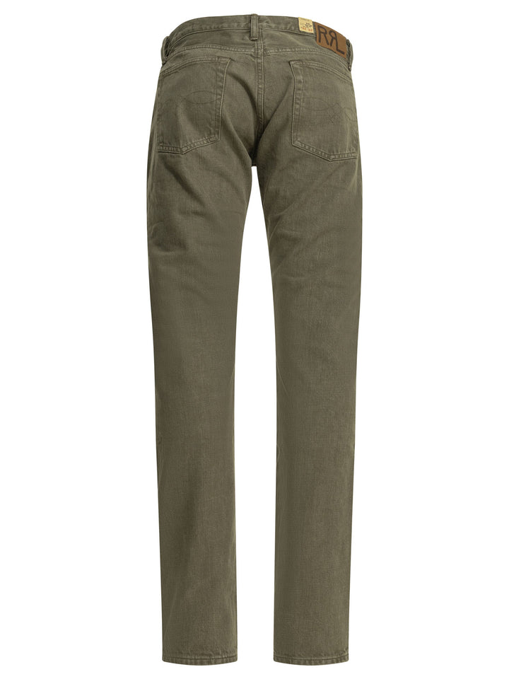Rrl By Ralph Lauren Olive Jeans - Verde | 9b4ab6b766ecb802d2939f58e540cddb95fc2349